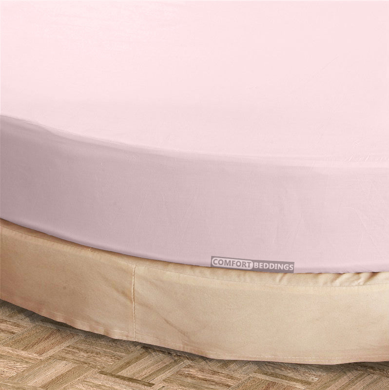 Pink Round Bed Sheets