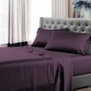 plum bed sheets