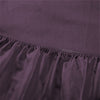 Plum Round Bed Sheets Set