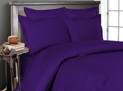 Purple Stripe Bedding in a Bag