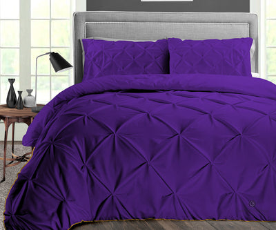 Purple Pinch Comforter