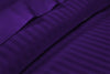 Purple Stripe Split King Sheets Set