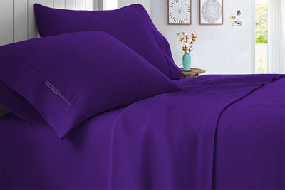 Purple Bed Sheets Set