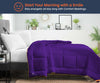 Purple comforter