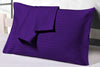 Purple Stripe Pillowcases Set