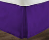 Purple Pleated Bed Skirts