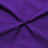 Luxurious Purple Pinch Bed Skirt