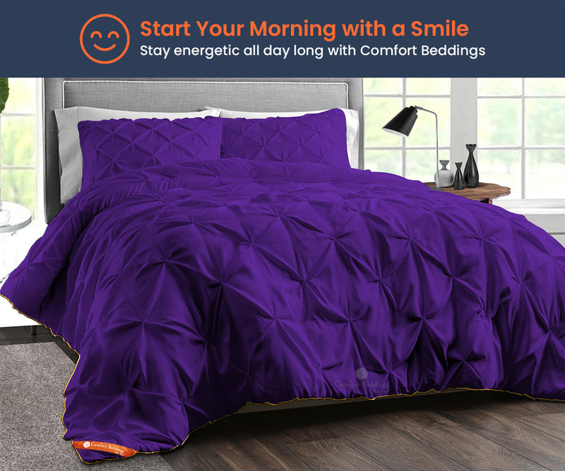 Purple Pinch Comforter 