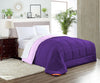 Lilac and Purple Reversible Comforter
