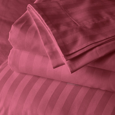 Ross berry stripe body pillow cases