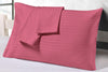 Rose Berry Stripe Pillowcases Set