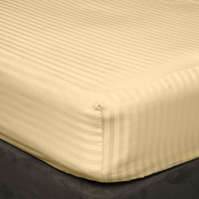 Rust Stripe Fitted Sheets