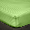 Sage Stripe Fitted Sheet