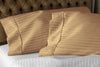 Taupe Stripe Pillowcases