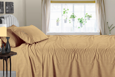 Taupe Stripe Sheets