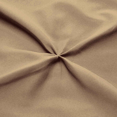 Luxurious Taupe Pinch Bed Skirt 100% Microfiber