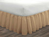 Taupe Ruffle Bed Skirt