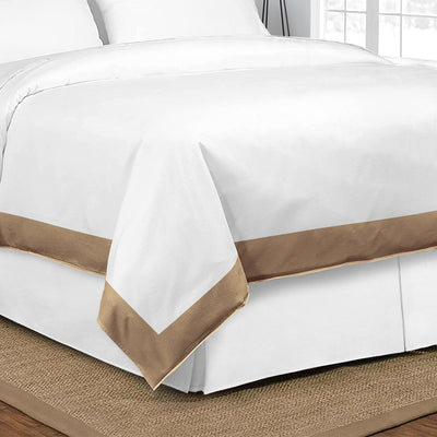 Taupe Two Tone Duvet Covers