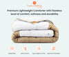 Luxury Taupe Contrast Comforter