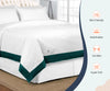 Teal Two Tone Duvet Cover