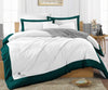 Teal Two Tone Duvet Cover