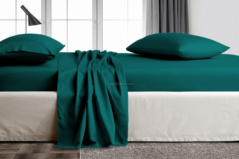 teal king size sheets
