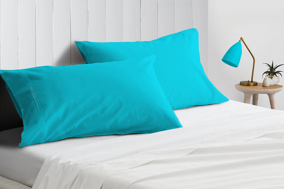 Turquoise Blue Pillowcase