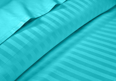Turquoise Blue Stripe RV Sheet