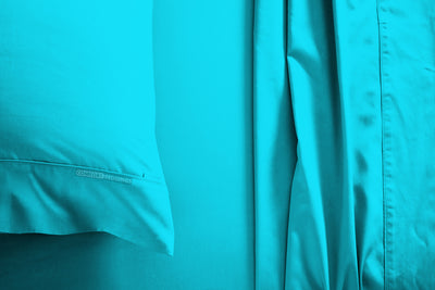 Turquoise Blue Flat Sheets Only