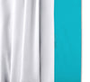 Luxurious Turquoise blue two tone bed skirt