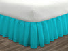 Turquoise Ruffle Bed Skirt