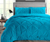 Turquoise Pinch Pleat Duvet Covers