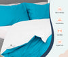 Turquoise Reversible Duvet Covers