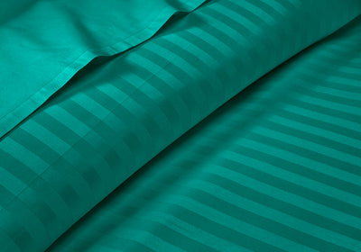 Turquoise Green Stripe RV Sheets