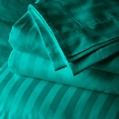 Turquoise Green Stripe Body Pillow covers