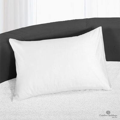 White Round Bed Mattress Protector