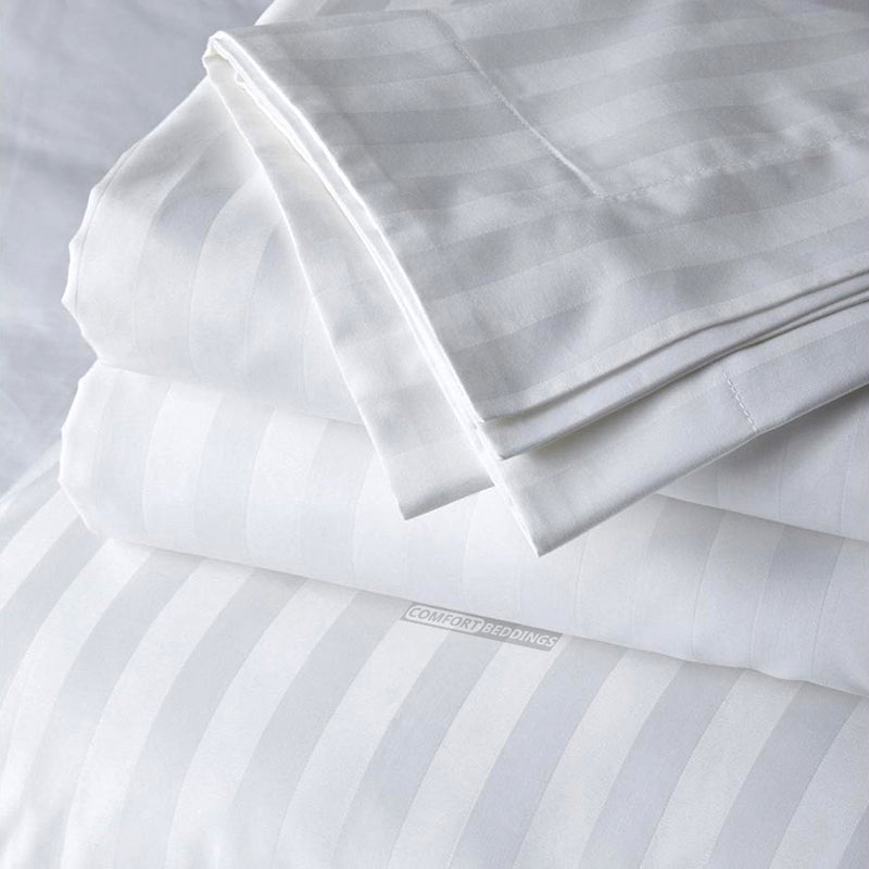 White Striped Body Pillow covers
