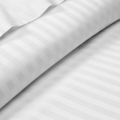 White Stripe Fitted Sheets