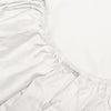 Egyptian Cotton Light Grey - White two tone fitted sheets