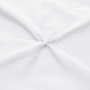 Luxury White Pinch Bed Skirt 100% Microfiber