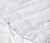 White King size wrap-around bed skirts