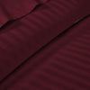 Wine Stripe Fitted Sheets