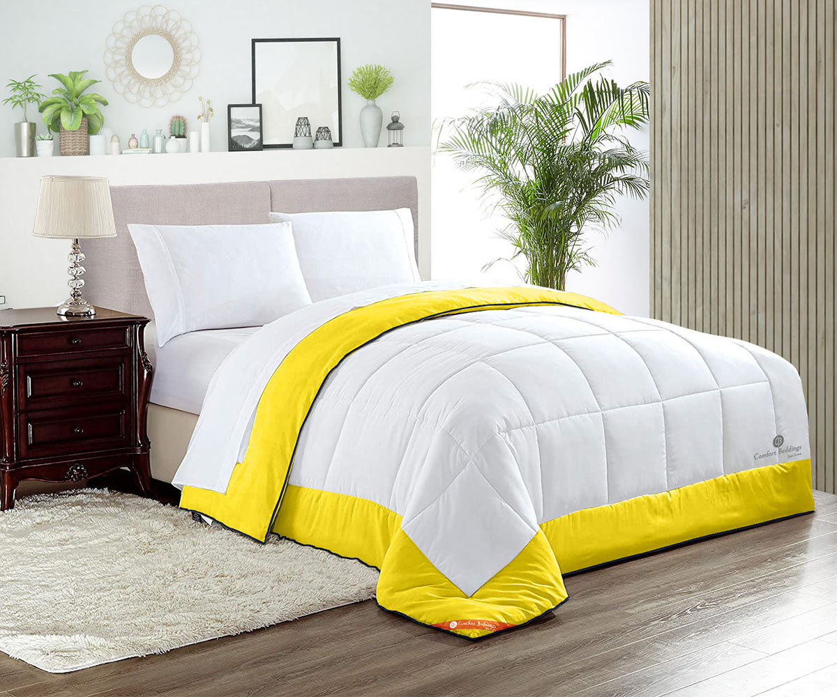 100% Egyptian Cotton Yellow dual Tone comforter