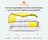 100% Egyptian Cotton Yellow dual Tone comforter