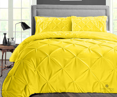 Yellow Pinch Comforter