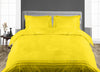 Luxurious Yellow 600 TC Moroccan Streak Duvet Cover