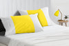 Yellow with White Contrast Pillowcases