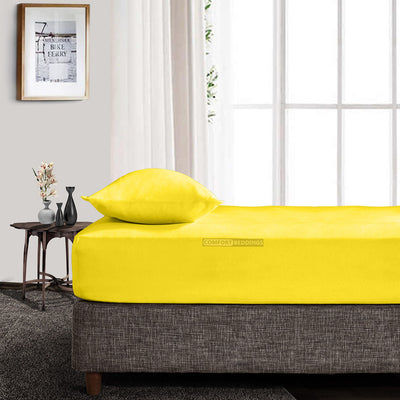 Yellow Fitted Sheets Set