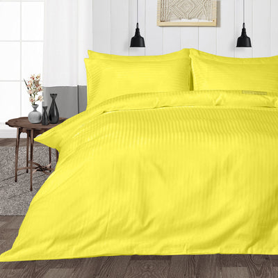 Yellow Stripe Duvet Cover