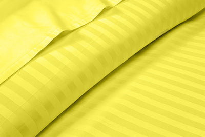 Yellow stripe Pillowcase